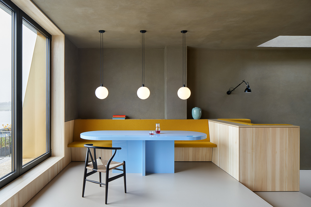 Loft M in Köln, Architekturfotografie und Interiorfotografie, Köln, Düsseldorf, Treppenhaus, Arbeitszimmer, Küche, Esszimmer