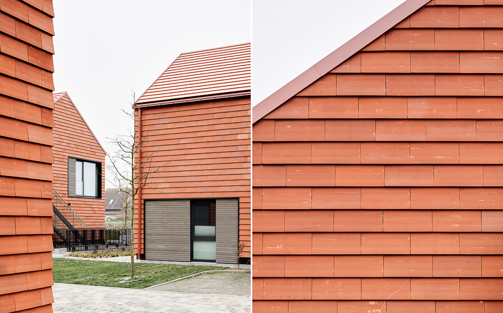 Architekturfotograf Ostsee, Außenaufnahmen bei Schnee, Ziegelfassade, Köln, Düsseldorf