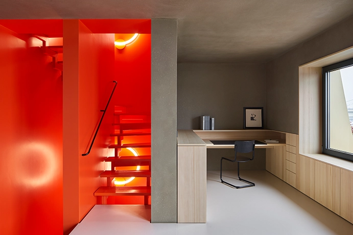 Loft M, Loft im Kölner Rheinauhafen von Diiip, Architekturfotograf Annika Feuss Köln