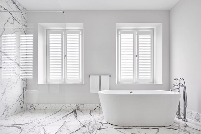 Badezimmer aus Marmor, Architekturfotograf Annika Feuss Köln