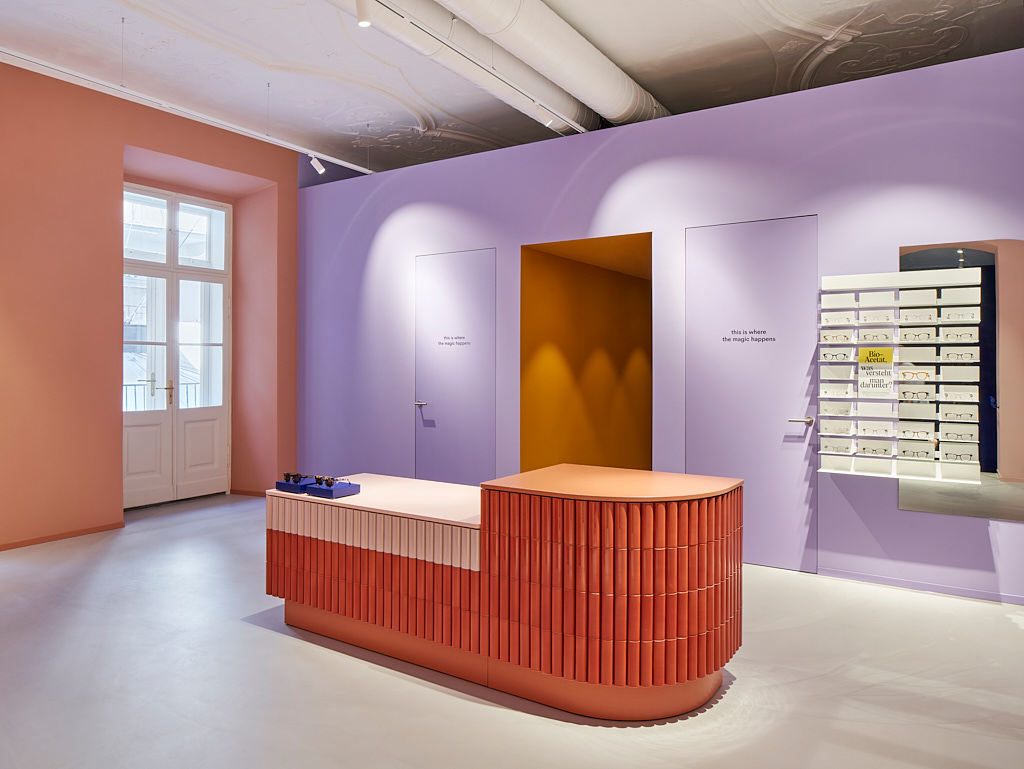 Ace & Tate Store in Wien, historische Fassade, Architekturfotograf Annika Feuss