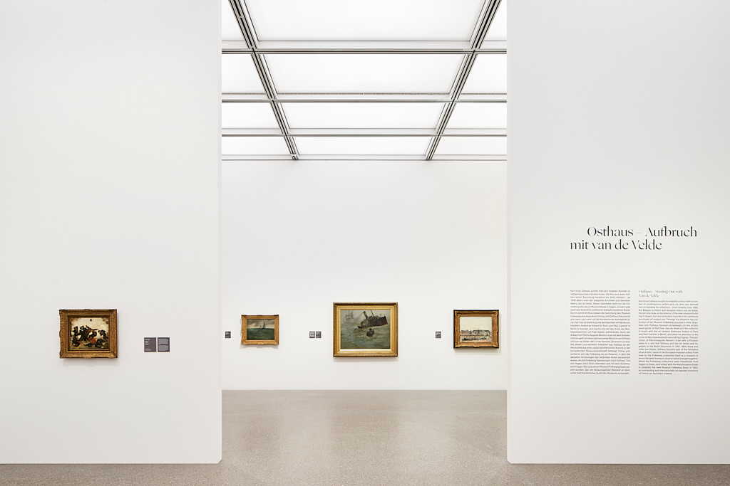 Museum Folkwang in Essen, Ausstellung Impressionismus, Architekturfotograf Annika Feuss Köln