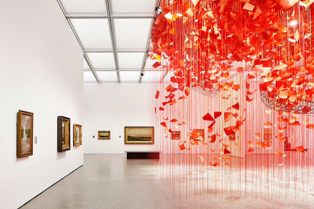 Museum Folkwang in Essen, Ausstellung Impressionismus, Architekturfotograf Annika Feuss Köln