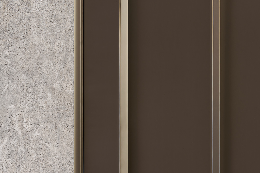 Fassadendetail, Einfamilienhaus in Düsseldorf, Architekturfotograf Annika Feuss Köln