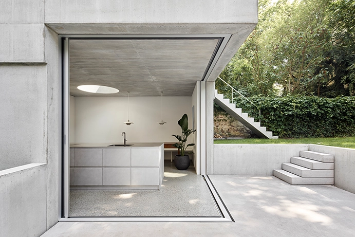 Stadthaus in Freiburg von Justies Architekten, Architekturfotograf Annika Feuss Köln