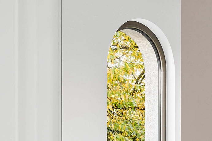 Badezimmer Detail, Einfamilienhaus in Düsseldorf, Architekturfotograf Annika Feuss Köln